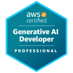 AWS Certified Generative AI Developer - Professional badge